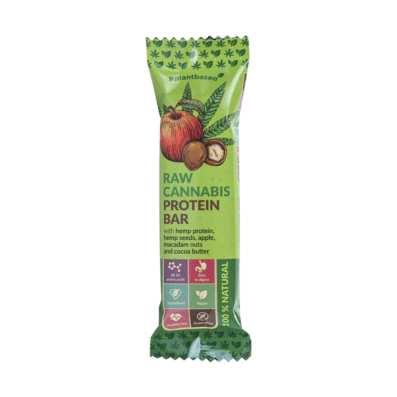 s36 843 EUPHORIA RAW CANNABIS PROTEIN BAR APPLE MACADAM NUTS 4