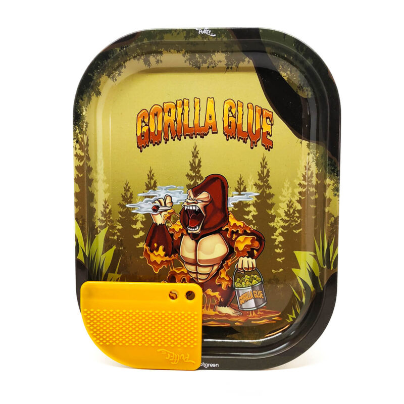 Best Buds Gorilla Glue Small Metal Rolling Tray