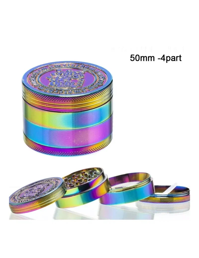 AMSTERDAM Grinder 4Part- 50mm Rainbow