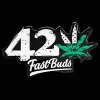 Fast Buds 420 Premium Bubble Sticker