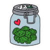 420 Jar Sticker