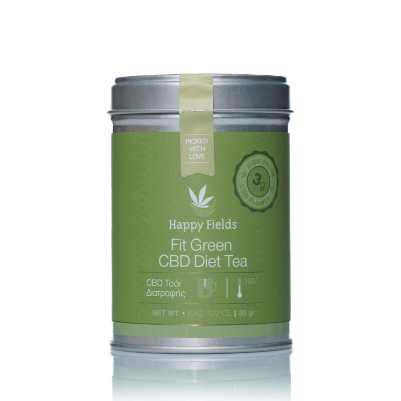 Happy Fields Fit Green CBD Diet Tea