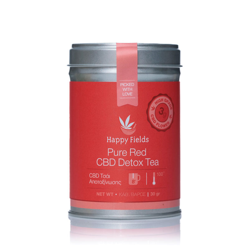 Happy Fields Pure Red CBD Detox tea