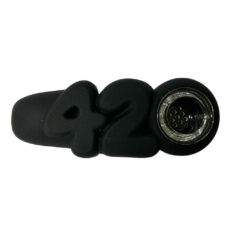 420 silicone pipe black