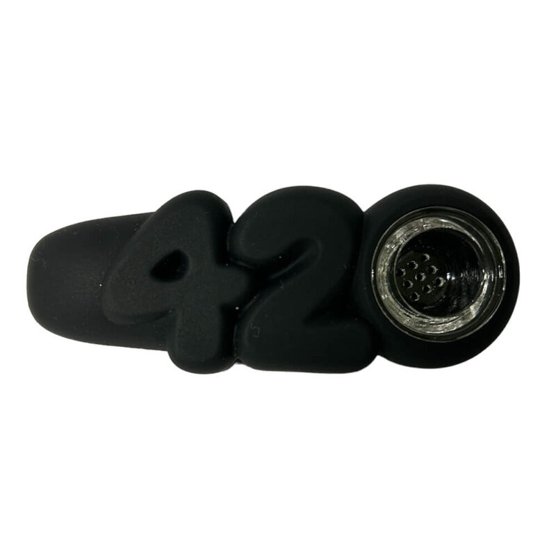 420 silicone pipe black