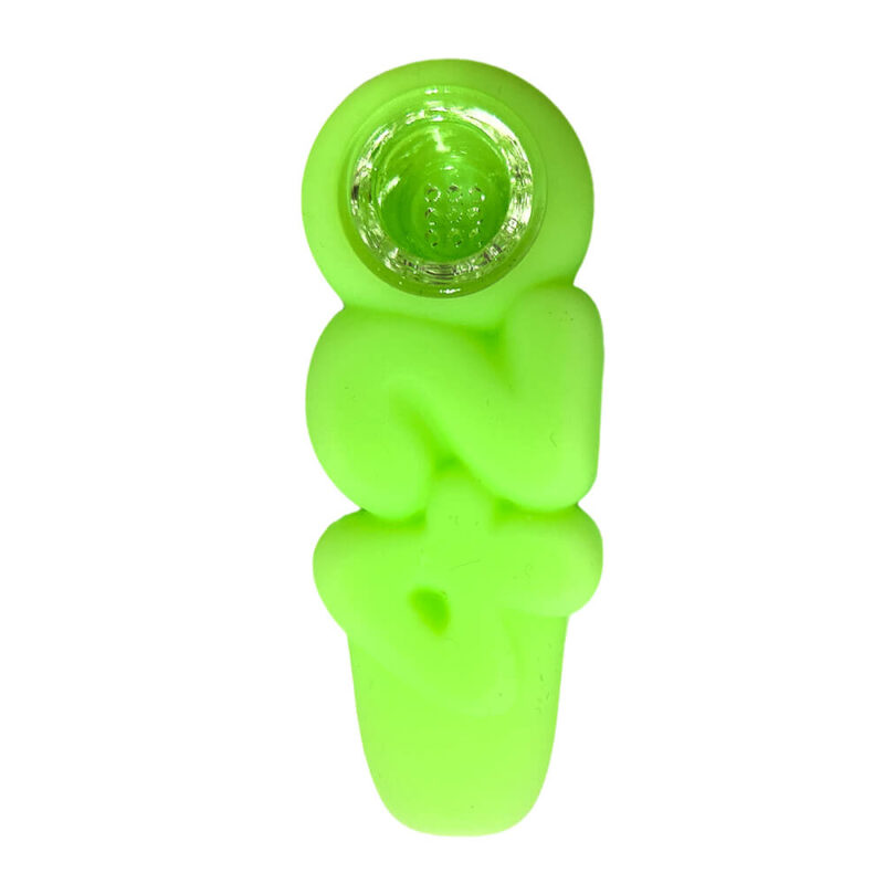 420 Silicone Pipe Green 10cm