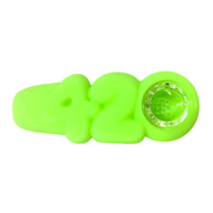 420 Silicone Pipe Green 10cm