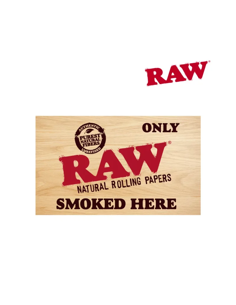 Raw sticker Only Smoked Here