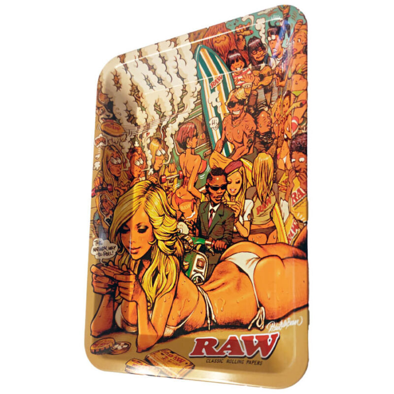 RAW x RJB Summer Metal Rolling Tray Small