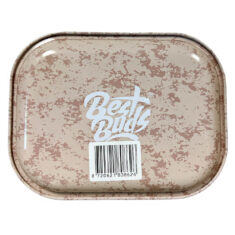 Best Buds Cookies And Cream Metal Rolling Tray Small