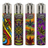 Clipper Lighters Neon Leaves 6