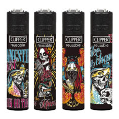 Clipper Lighters She Skull